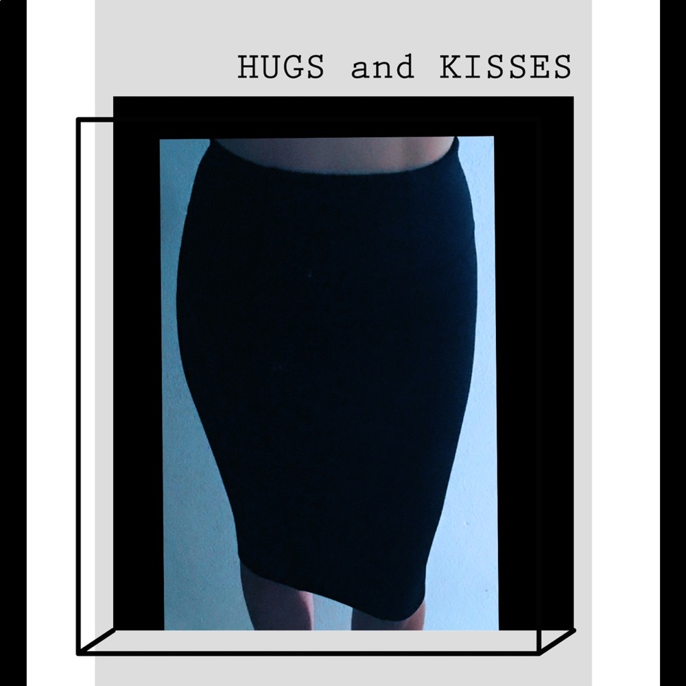 Zara Black Pencil Skirt